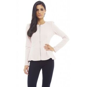 Topshop Tailored Peplum Jacket